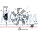 Nissens Kühlerlüfter PKW 850062