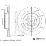 BluePrint BLUE PRINT Bremsscheibe ADBP430031 BluePrint BLUE PRINT Bremsscheibe ADBP430031