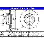 Bremsscheibe Opel P. Movano 1.9-3.0 Dti 98- Power Disc 24.0328-0129.1 Bremsscheibe Opel P. Movano 1.9-3.0 Dti 98- Power Disc 24.0328-0129.1