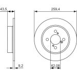 Bremsscheibe 0 986 479 792 Bremsscheibe 0 986 479 792