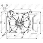 NRF Kühlerlüfter 47055 NRF Kühlerlüfter 47055