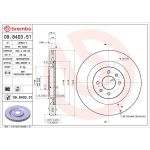 70 481 045 Bremsscheibe VA 09.8403.51 70 481 045 Bremsscheibe VA 09.8403.51