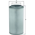 MAHLE Luftfilter LX 1734 MAHLE Luftfilter LX 1734