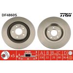Bremsscheibe Vw T. A5 07 DF4860S Bremsscheibe Vw T. A5 07 DF4860S