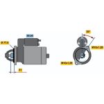 Bosch Starter 0 986 012 301 Bosch Starter 0 986 012 301