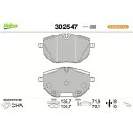 Valeo Bremsbelagsatz 302547 Valeo Bremsbelagsatz 302547