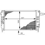 MAHLE Kühler, Motorkühlung CR 437 000S MAHLE Kühler, Motorkühlung CR 437 000S