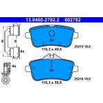 Bremsbelagsatz Db T. W166 2.1-4.7 11 13.0460-2782.2 Bremsbelagsatz Db T. W166 2.1-4.7 11 13.0460-2782.2
