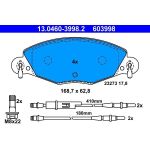 Bremsbelagsatz Citroen P. C5 2,0-2,2 Hdi/3,0 01 13.0460-3998.2 Bremsbelagsatz Citroen P. C5 2,0-2,2 Hdi/3,0 01 13.0460-3998.2