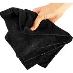 Mikrofaser Allzwecktuch 370g 40x40 Schwarz 19-663