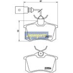 Japanparts Bremsbeläge PP-0912AF Japanparts Bremsbeläge PP-0912AF