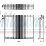 Nissens Klimaverdampfer PKW 92299 Nissens Klimaverdampfer PKW 92299