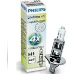 12258LLECOC1 PHILIPS H1 Halogenlampe LongLife EcoVision 12 V 55 W P14,5s, 1 Stück - 12258LLECOC1 - l