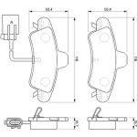 Bosch Bremsbelagsatz 0 986 424 745