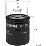 OP 570 Filtron Ölfilter OP 570 OP 570 Filtron Ölfilter OP 570