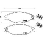 P 61 098 Brembo Prime Bremsbelagsatz Vorderachse – P 61 098 – 131 x 47 x 18 mm – Bremssystem Bosch – OE Nummer 172082 P 61 098 Brembo Prime Bremsbelagsatz Vorderachse – P 61 098 – 131 x 47 x 18 mm – Bremssystem Bosch – OE Nummer 172082