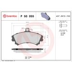 BREMBO Bremsklötze VA P 50 055 BREMBO Bremsklötze VA P 50 055