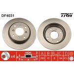TRW Bremsscheibe DF4031