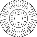 TRW Bremsscheibe VW A4 03-09 DF6005 TRW Bremsscheibe VW A4 03-09 DF6005