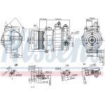 Nissens Klimakompressor PKW 890304