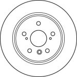 TRW Bremsscheibe Hinterachse DF7209 TRW Bremsscheibe Hinterachse DF7209