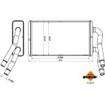 NRF Wärmetauscher, Innenraumheizung 54433 NRF Wärmetauscher, Innenraumheizung 54433