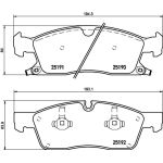 BREMBO Bremsklötze VA P 37 015 BREMBO Bremsklötze VA P 37 015
