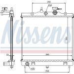 Nissens Wasserkühler PKW 66654 Nissens Wasserkühler PKW 66654