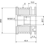 Valeo Lichtmaschinenfreilauf 588020 Valeo Lichtmaschinenfreilauf 588020