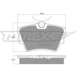 TX 13-09 TOMEX brakes Bremsbelagsatz, Scheibenbremse TX 13-09 TX 13-09 TOMEX brakes Bremsbelagsatz, Scheibenbremse TX 13-09