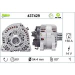 Valeo Lichtmaschine 437429 Valeo Lichtmaschine 437429