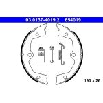 ATE Bremsbacken 03.0137-4019.2 ATE Bremsbacken 03.0137-4019.2