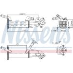 Nissens AGR-Kühler 989451 Nissens AGR-Kühler 989451