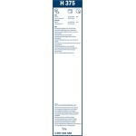 Bosch Wischerblatt H375 3397004558 Bosch Wischerblatt H375 3397004558