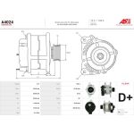 A4024 AS-PL Lichtmaschine (Generator) A4024