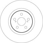 Bremsscheibe Toyota P. Avensis DF4445S
