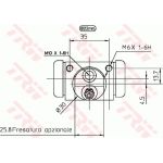 TRW Radbremszylinder BWH402 TRW Radbremszylinder BWH402
