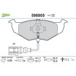 Valeo Bremsbelagsatz 598805