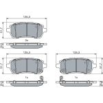 Bosch Bremsbelagsatz 0 986 494 904 Bosch Bremsbelagsatz 0 986 494 904