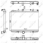Kühler, Motorkühlung 58303A Kühler, Motorkühlung 58303A