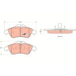 Bremsklötze VA SUV/LCV GDB1220 Bremsklötze VA SUV/LCV GDB1220