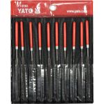 YATO YT-6163 Spitzfeilen Satz 10-teilig. 3 x 140 x 65 mm