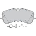 Valeo Bremsbelagsatz 598881