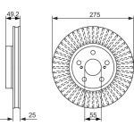 Bosch Bremsscheibe 0 986 479 619 Bosch Bremsscheibe 0 986 479 619