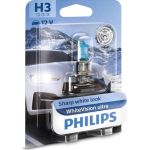 H3 12V 55W PK22s WhiteVision Ultra 1 Stück Philips 12336WVUB1 H3 12V 55W PK22s WhiteVision Ultra 1 Stück Philips 12336WVUB1
