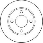 TRW Bremsscheibe DF1543 TRW Bremsscheibe DF1543