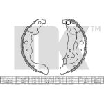 Bremsbacken Dacia Logan 2739787 Bremsbacken Dacia Logan 2739787