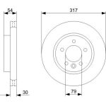 Bremsscheibe VA 0 986 479 287 Bremsscheibe VA 0 986 479 287