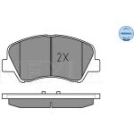 MEYLE Bremsbelagsatz Kia Rio 11-/Accent 10 252534818 MEYLE Bremsbelagsatz Kia Rio 11-/Accent 10 252534818