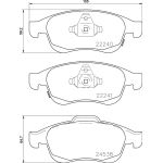BREMBO Bremsklötze VA P 23 165X BREMBO Bremsklötze VA P 23 165X